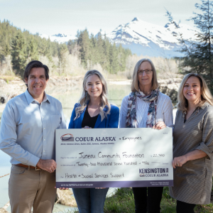 Coeur Alaska raises over $22,000 for the Juneau Community Foundation