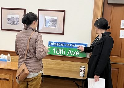 Skagway to Implement Lingít Language Street Sign Pilot Project Funded Through Margaret Frans Brady Fund